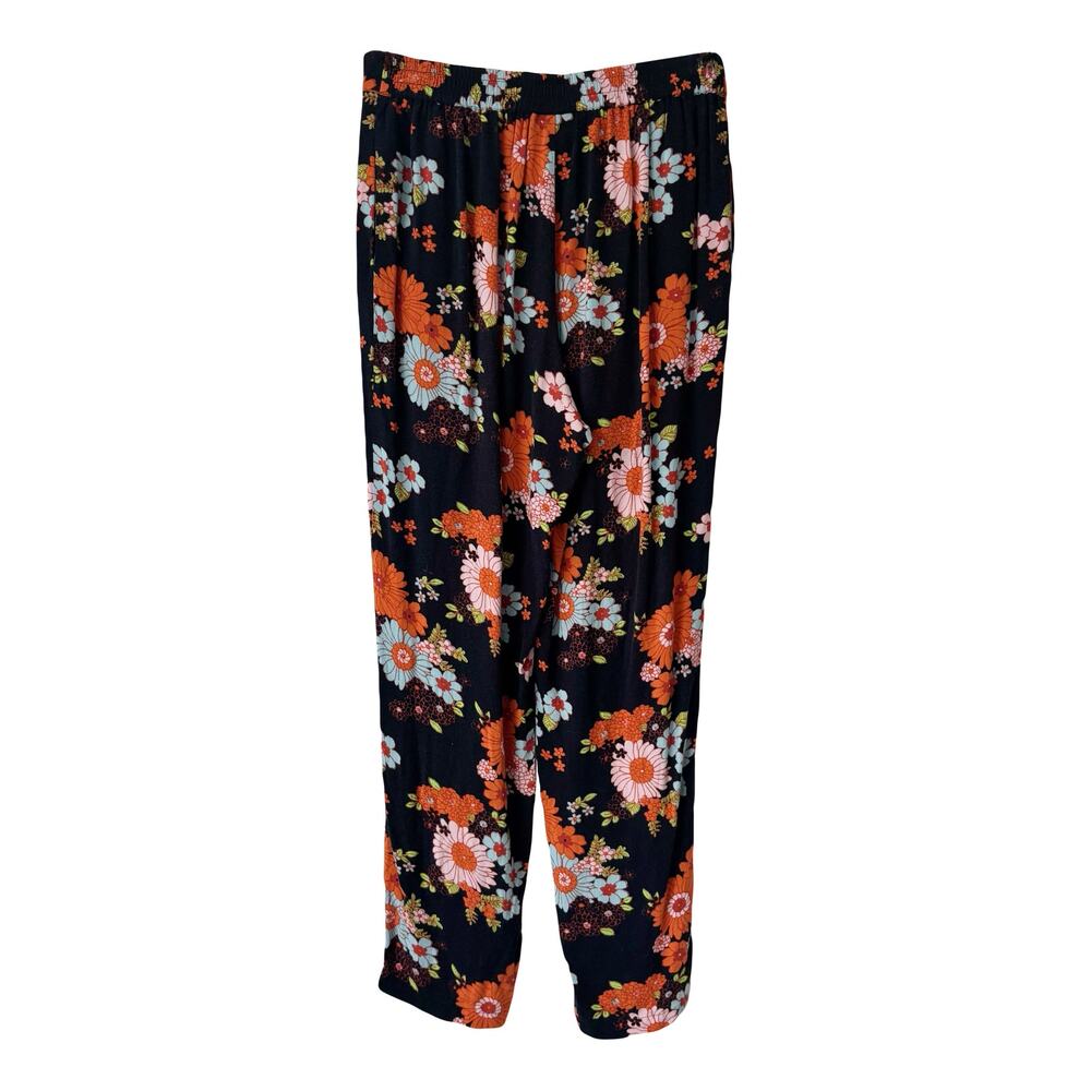 Modcloth Retro Floral Trousers Sz S